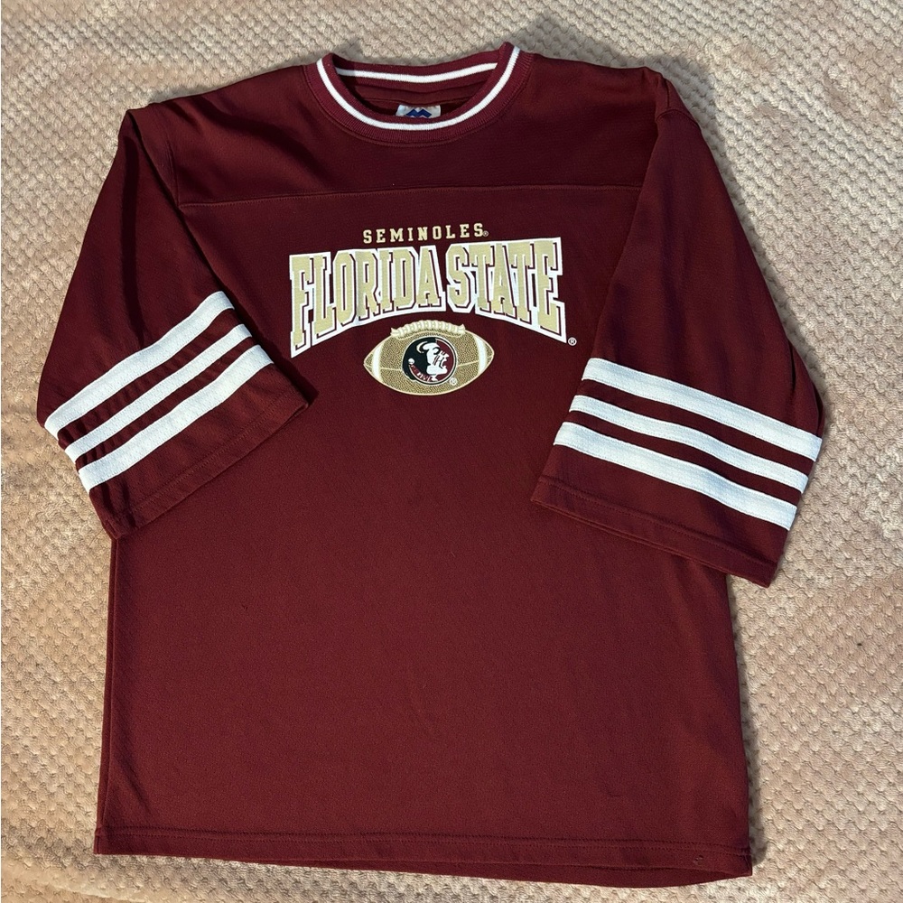 VINTAGE FLORIDA STATE FOOTBALL JERSEY SIZE LARGE